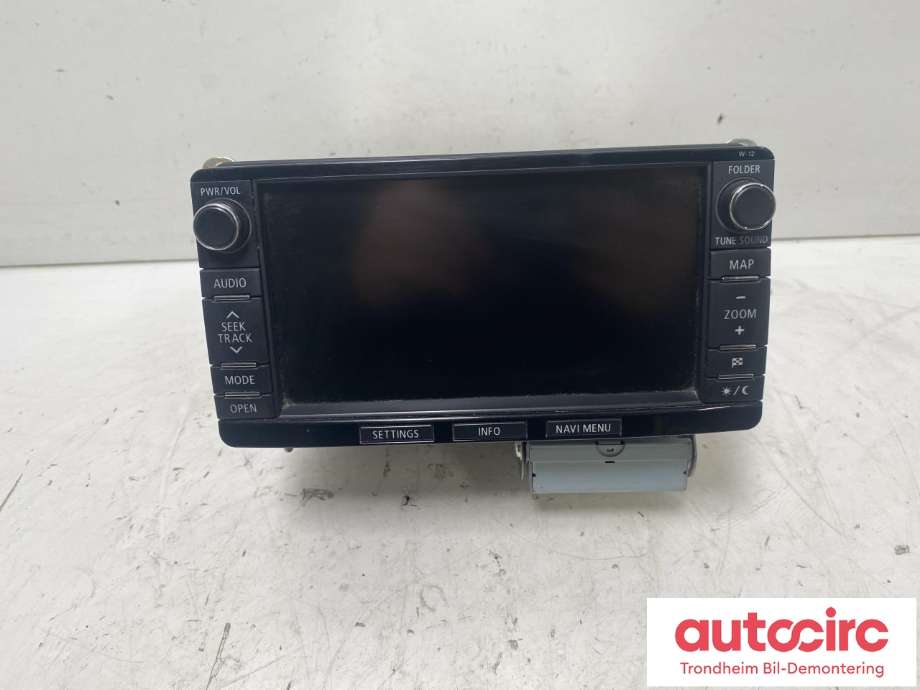 Bilstereo navigasjon til Mitsubishi Outlander, 2012-2015 (Type III, Fase 1)  (..|8750A374)