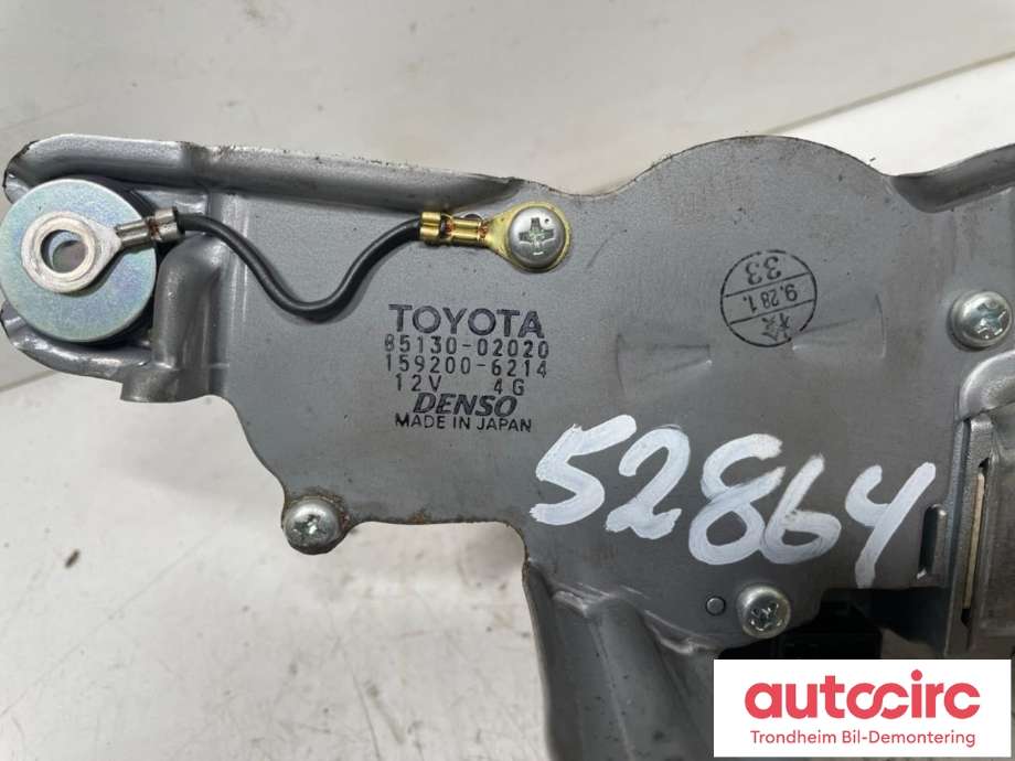 Viskermotor bakrute til Toyota Corolla 2002-2007  (DENSO|85130-02020|159200-6214|)