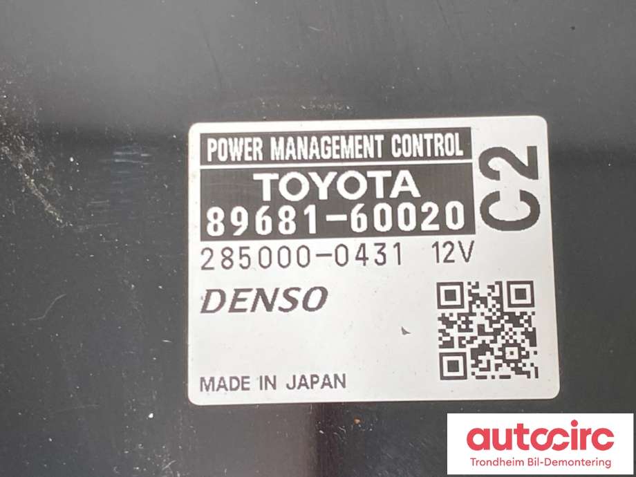 Styreenhet diverse til Toyota Land Cruiser 150 2010-2013 (Fase 1)  (DENSO|89681-60020|285000-0431|)