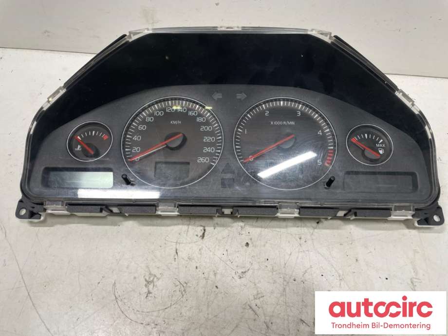 Instrumentpanel til Volvo V70 2005-2007 (Type II, Fase 2)  (36050543|69594-700T|8602885|30746102|)
