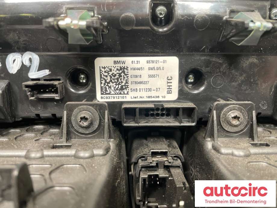 Varmeapparat betjening til BMW i3 2013-2022  (...|61 31 5 A0A 3F6|)