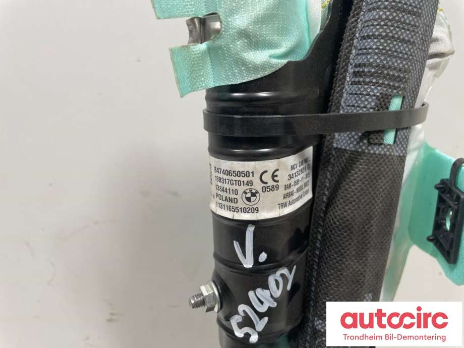 Airbag gardin venstre til BMW i3 2013-2022  (...|84740650501|)
