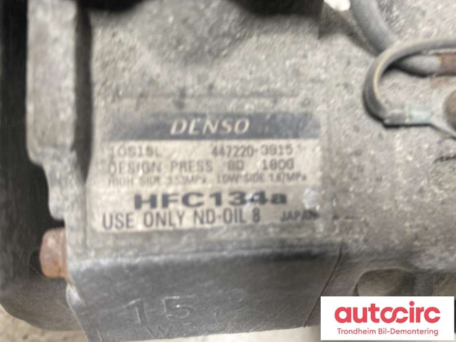 Aircondition kompressor til Toyota Avensis 2003-2008 (Type II)  (DENSO|8832063010|88320-63010|)