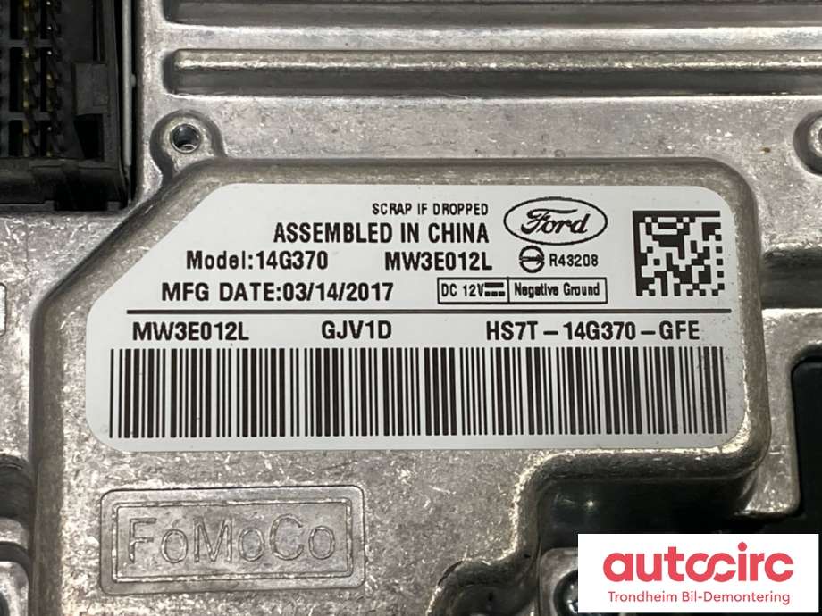 Bilstereo navigasjon skjerm til Ford Ranger / Ranger Raptor 2015-2022  (5609633|KS7T18B955SA|HS7T-14G370-GFE)