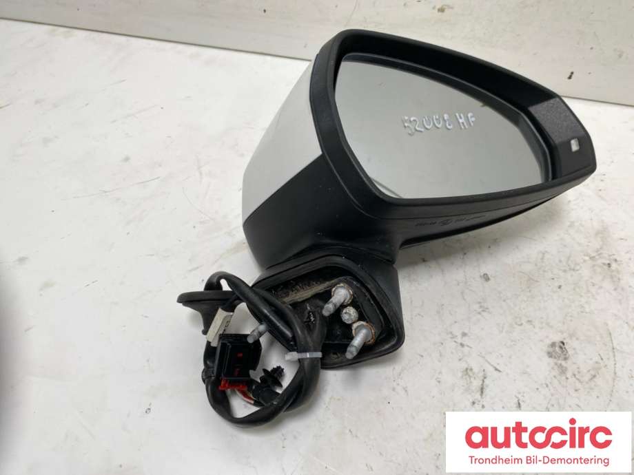 Speil høyre til Audi A3 2016-2020 (Type III, Fase 2)  (..|8V1857410T|)