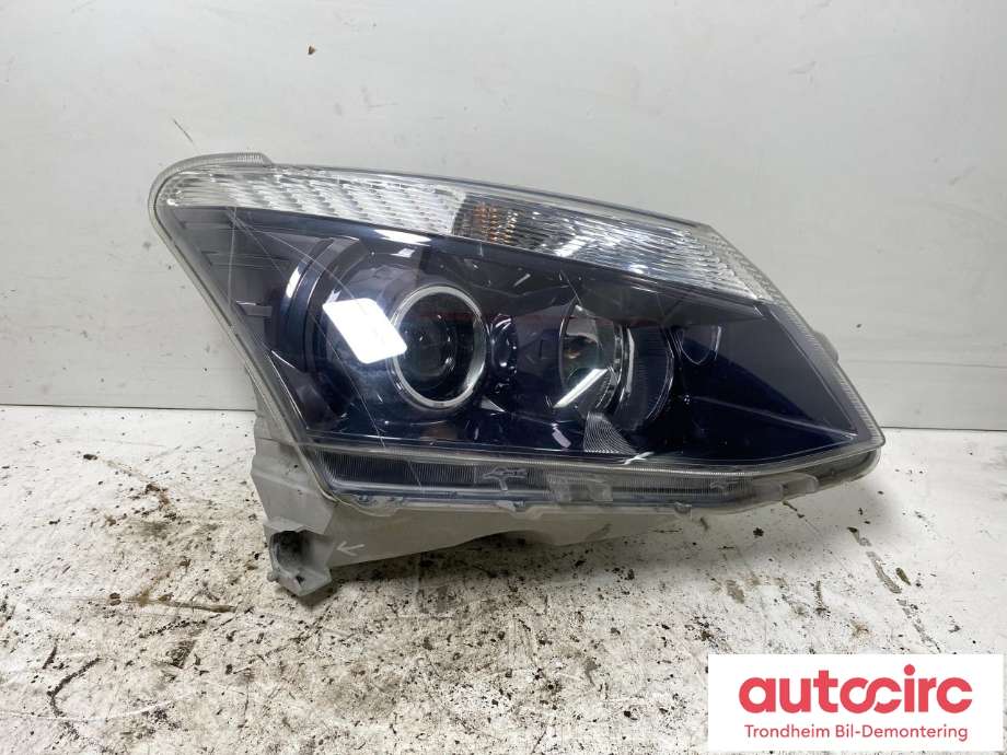 Frontlykt høyre halogen til Isuzu D-Max, 2012-2017 (Type II, Fase 1)  (...|8-98222-277-2)