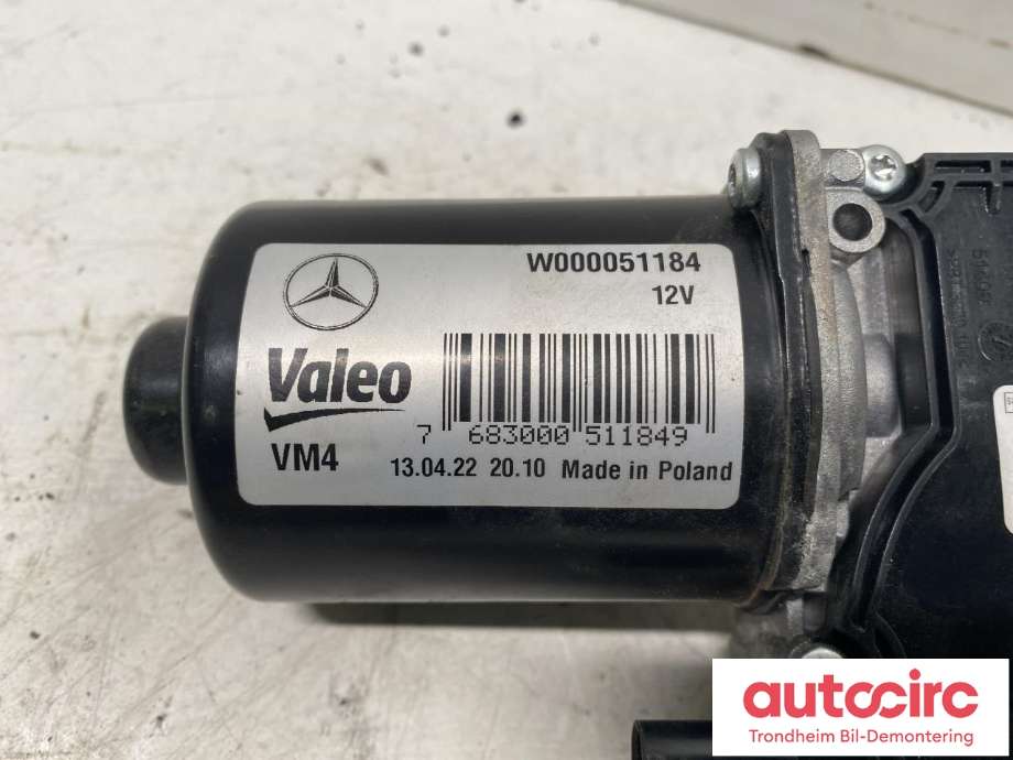 Viskermotor frontrute til Mercedes EQV 2020-->> (W447) (W447) (VALEO|A 447 820 00 40|A 447 820 89 02|)