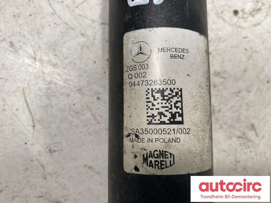 Støtdemper bak til Mercedes EQV 2020-->> (W447) (W447) (...|A 447 326 35 00|)