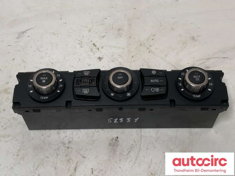 Varmeapparat betjening til BMW 5-Serie 2003-2010 (E60/E61) (E60/E61) (..|64119122398|)