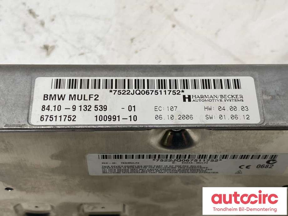 Styreenhet bluetooth til BMW 5-Serie 2003-2010 (E60/E61) (E60/E61) (..|9132539|)