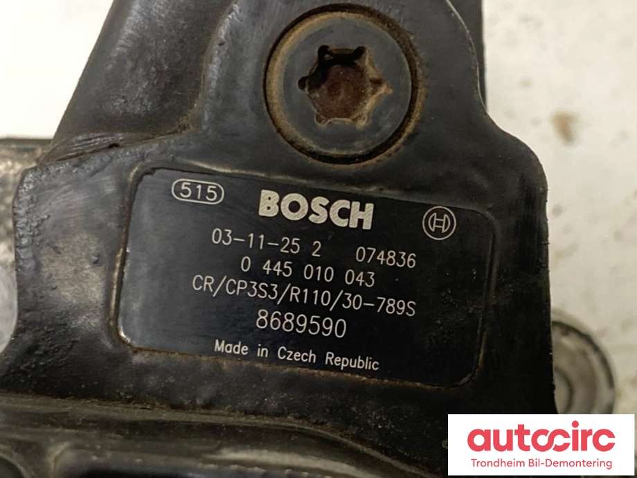 Dieselpumpe til Volvo XC90 2002-2006 (Type I, Fase 1)  (BOSCH|8689590|8251785|)