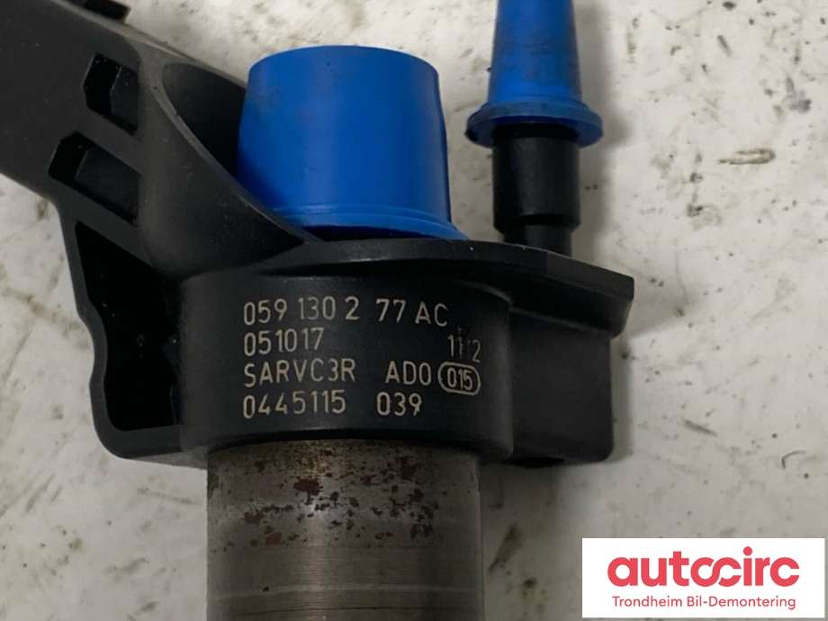 Dyse innsprøyting diesel til Audi A6 2005-2008 (Type III, Fase 1) (C6) (C6) (BOSCH|059130277AC|0445115039|059130277AJ| 059130277BB)