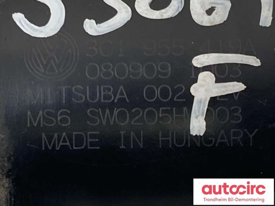 Viskermotor frontrute til VW Passat 2005-2010 (B6) (B6) (...|3C1955419A|3AB955023A|)