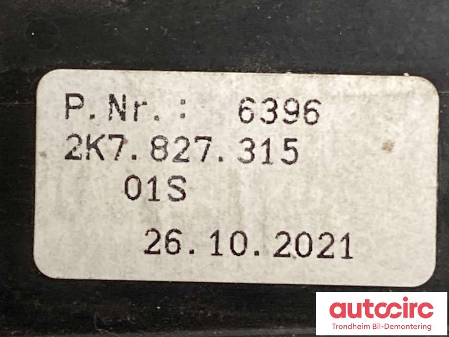 Bryter baklukeåpner til VW Caddy 2020-->> (Type IV)  (...|2K7 827 315|2K7827315|7E0 827 566 C)