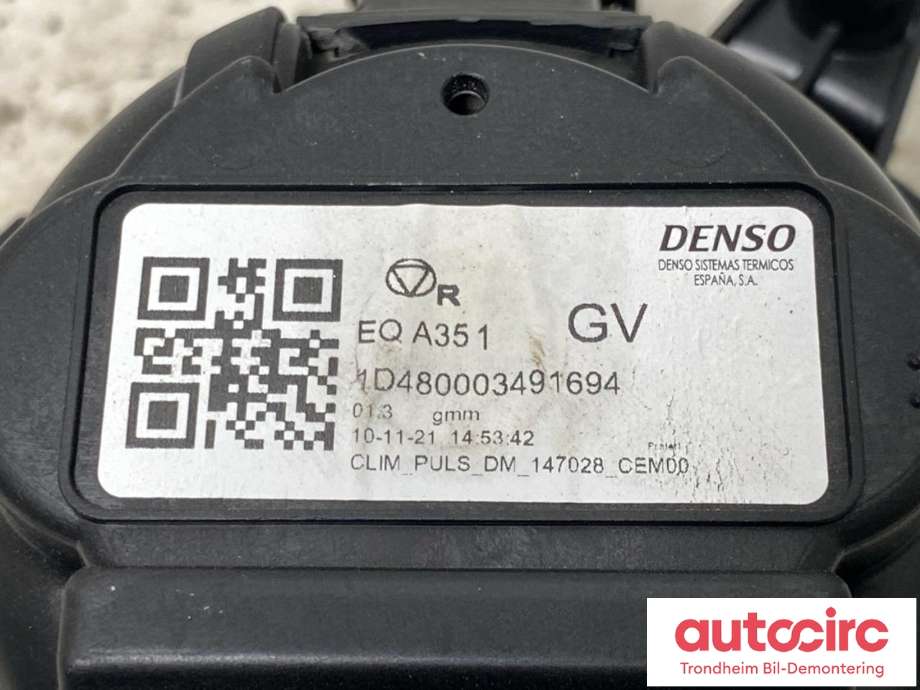 Varmeapparat motor til Opel Combo E 2019-->>  (DENSO|1D480003491694|)
