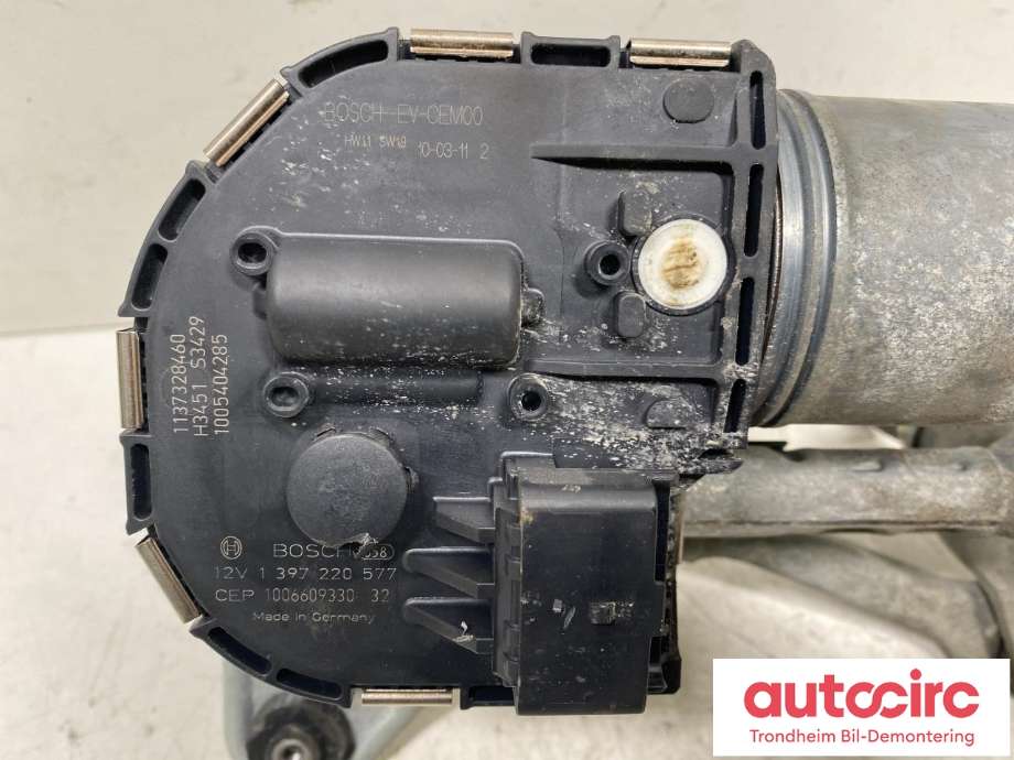 Viskermotor foran høyre til Peugeot 3008 2009-2016 (Type I)  (BOSH|1397220577|9671062380|6405 PA)