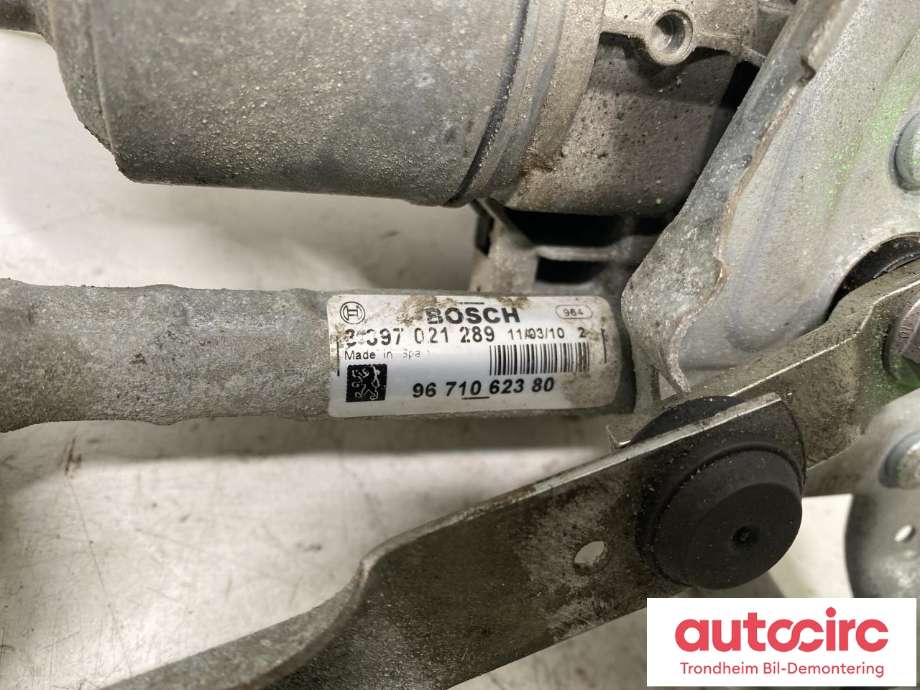Viskermotor foran høyre til Peugeot 3008 2009-2016 (Type I)  (BOSH|1397220577|9671062380|6405 PA)