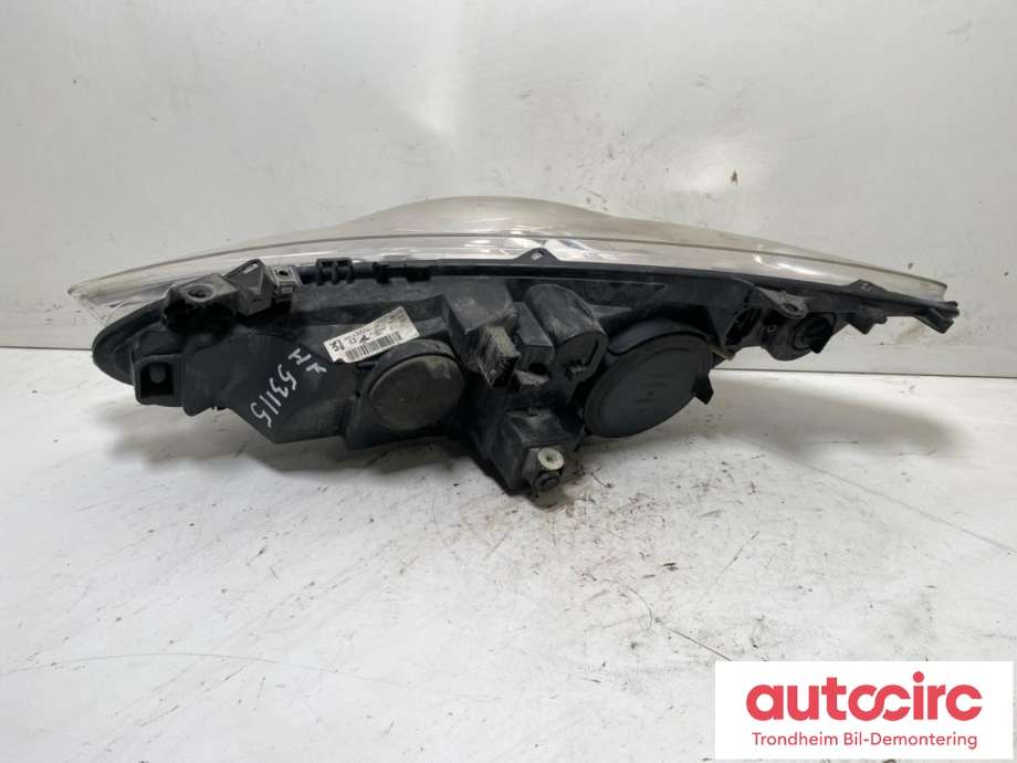 Frontlykt høyre halogen til Peugeot 307 2005-2008 (Fase 2)  (..|9681832280|620686|)