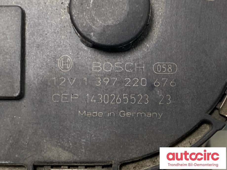 Viskermotor foran høyre til Ford S-Max 2010-2015 (Type I, Fase 2)  (BOSCH|1397220676|)