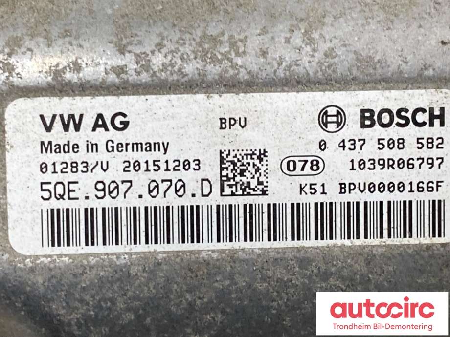 Inverter elbil til VW e-Golf 2014-2017 (Fase 1)  (..|5QE907070D|5QE907070H|)