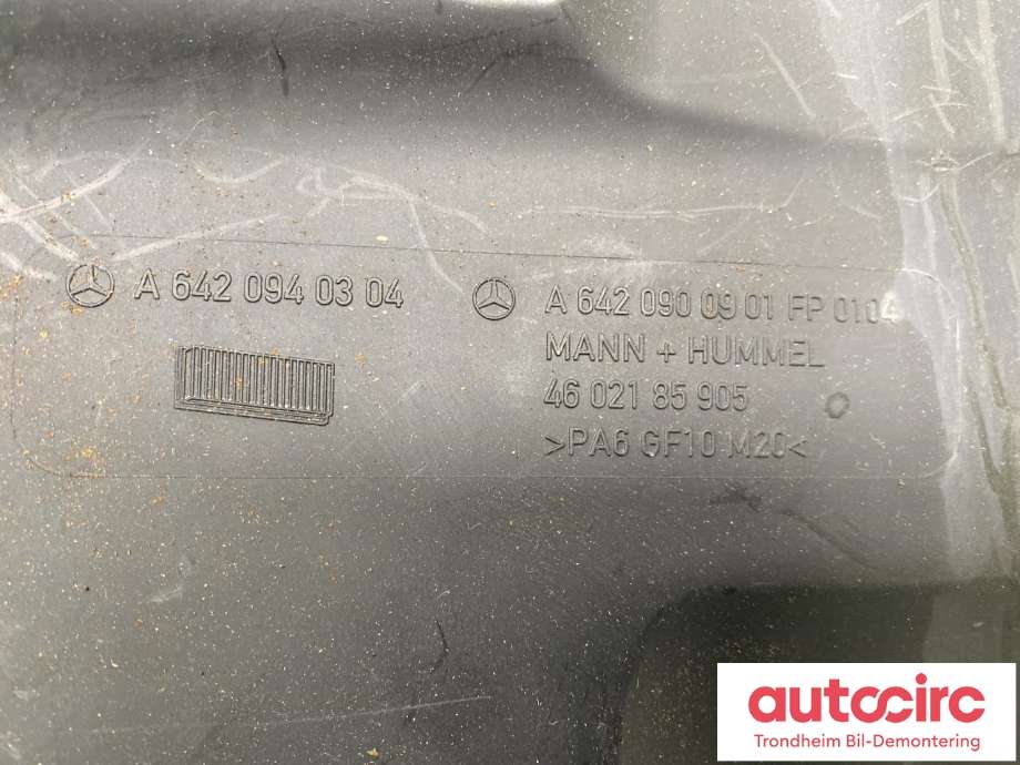 Luftfilterboks til Mercedes ML 2005-2011 (W164) (W164) (...|A 642 090 09 01|A 642 090 21 01|)