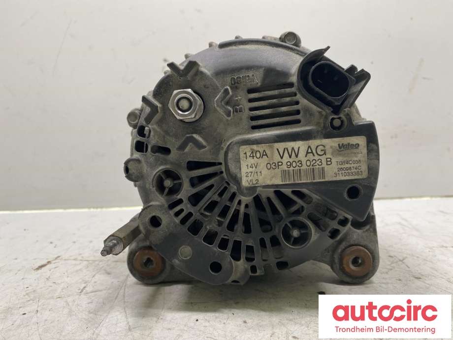 Dynamo diesel til Škoda Fabia 2010-2014 (Type II, Fase 2)  (VALEO|03P 903 023 B|)
