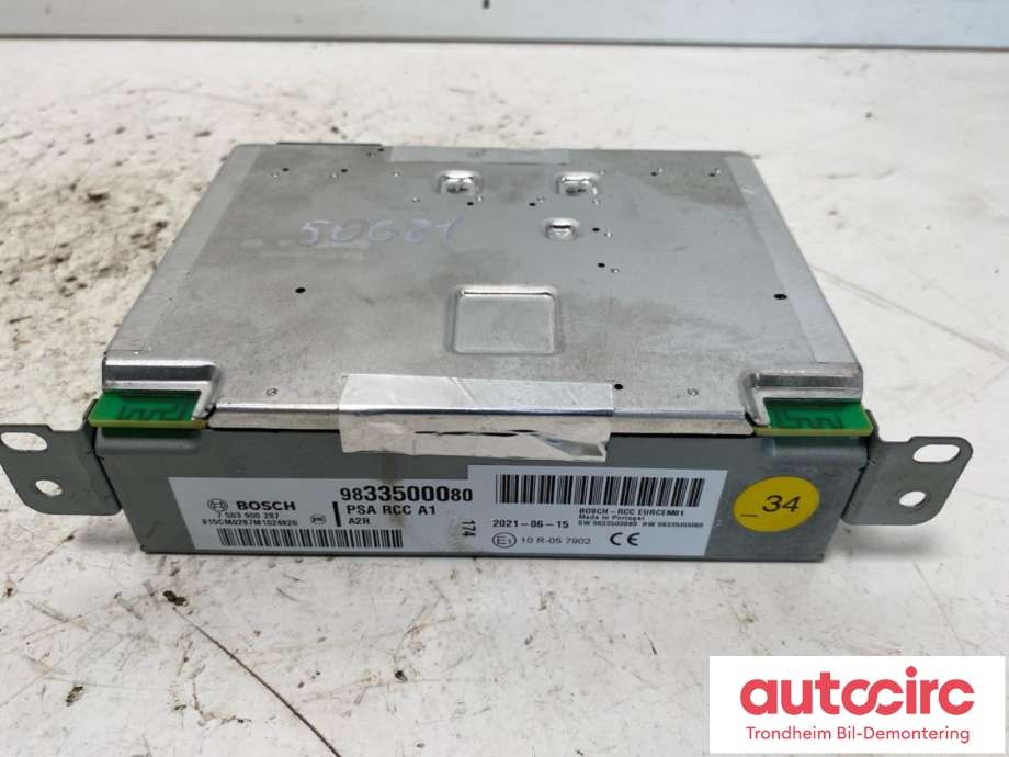 Bilstereo navigasjon til Opel Vivaro C, 2020-->>  (BOSCH|9833500080)