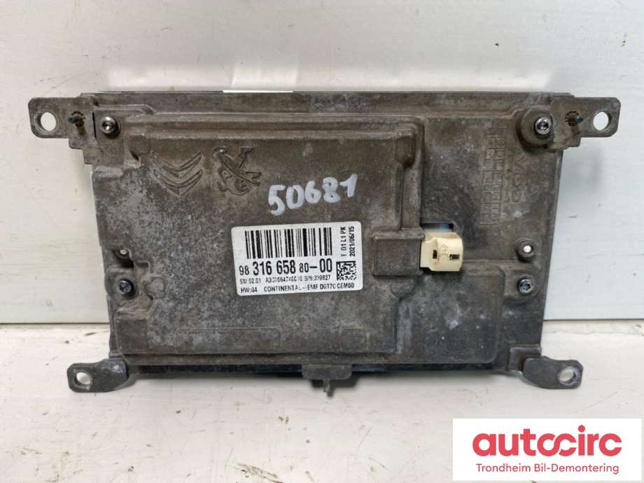 Bilstereo navigasjon skjerm til Opel Vivaro C 2020-->>  (CONTINENTAL|9831665880-00|9831665880|)
