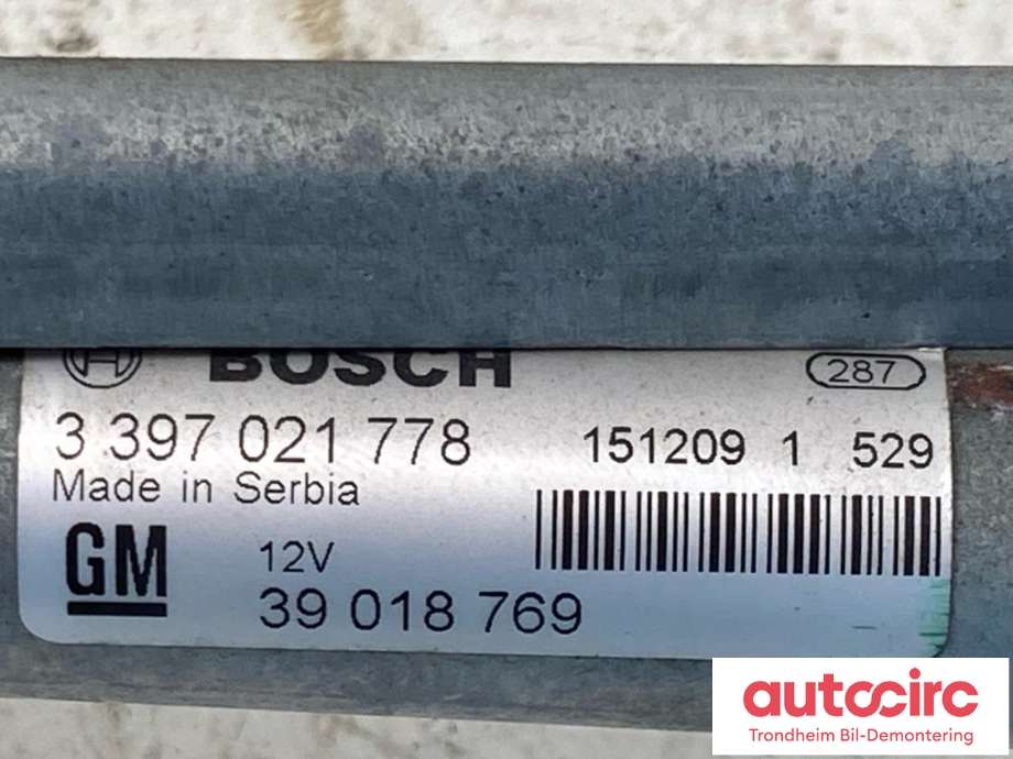 Viskeroverføring til Opel Astra K 2015-->> (GM|39018769|39034606|)