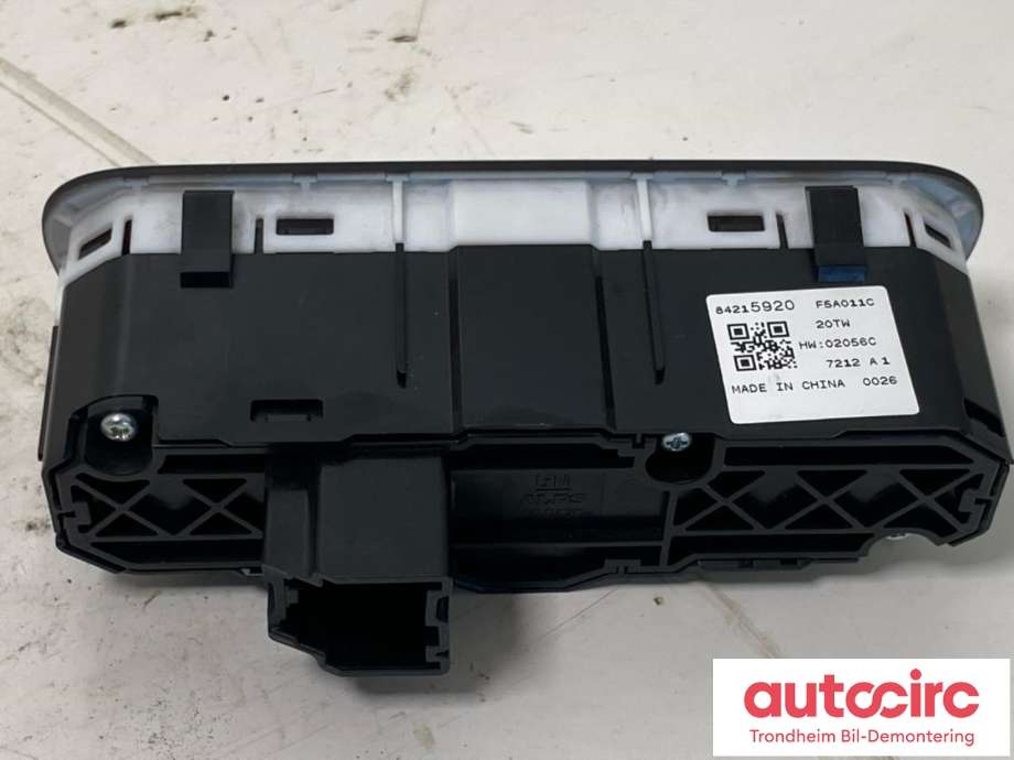 Bryter lys til Opel Insignia B 2017-->>  (...|84215920|YR004016YX|)