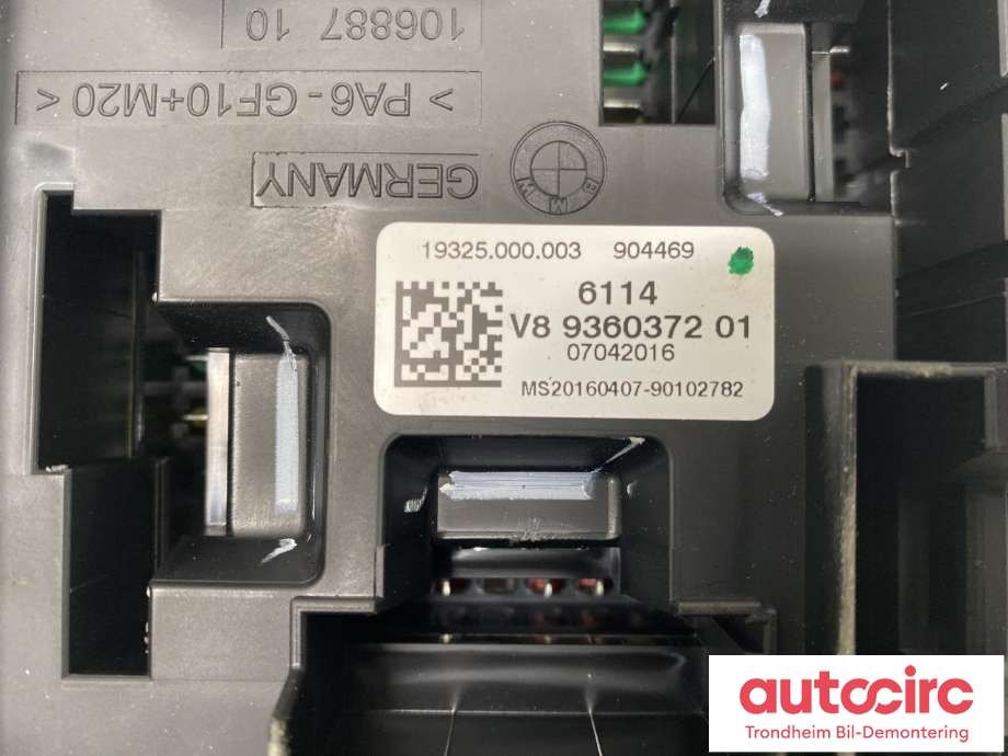 Sikringsboks bagasjerom til BMW X5 2013-2018 (F15) (F15) (...|61 14 9 259 466|)