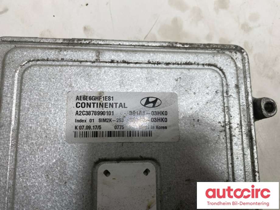 Styreenhet motor til Hyundai Ioniq Hybrid 2016-2019 (Fase 1) (CONTINENTAL|3911003HK0|391A1-03KH0|39110-03HK0)