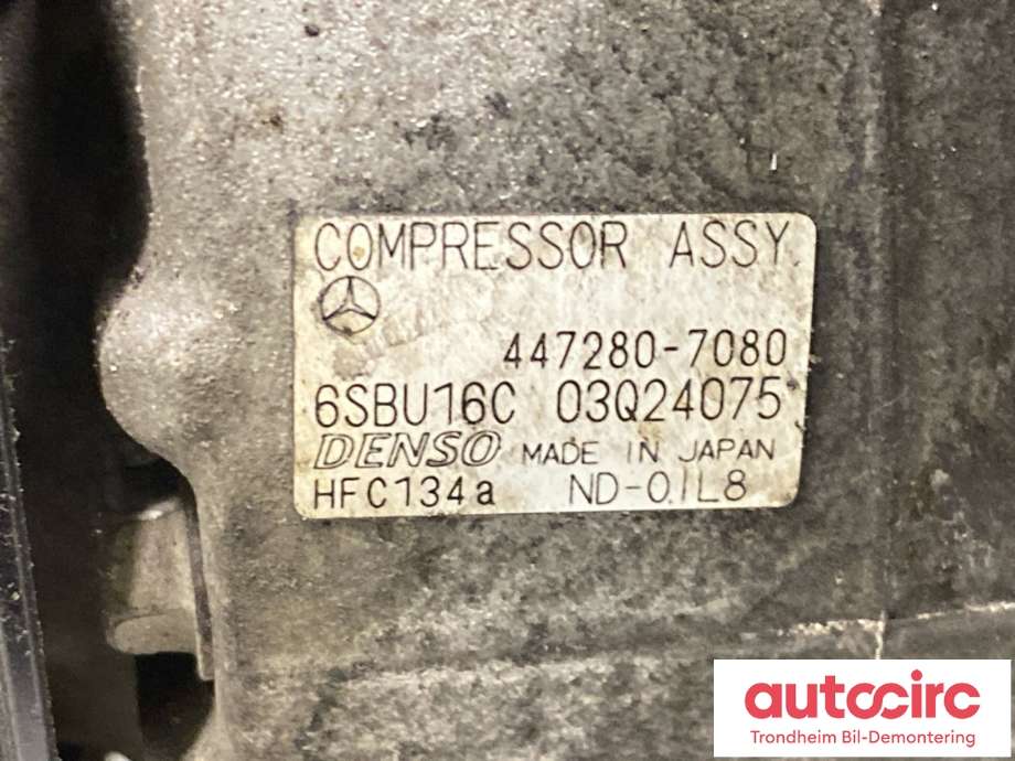 Aircondition kompressor til Mercedes E-Klasse 2013-2016 (Fase 2) (W212) (W212) (A0008302600|)