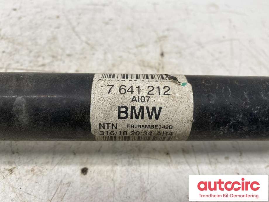 Drivaksel høyre bak, elbil til BMW i3 2013-2022  (...|33 20 7 641 212|)