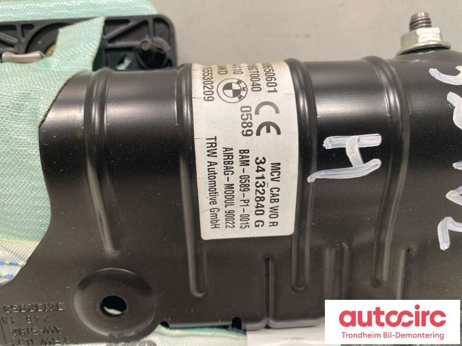 Airbag gardin høyre til BMW i3 2013-2022 (TRW|72127406506|85740650601|34132840G)