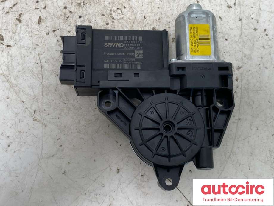 Ruteheis, kun motor, høyre bak til Volvo XC40 2018-2024  (BROSE|32283266|8889639261|31349759|200211|966264-102)