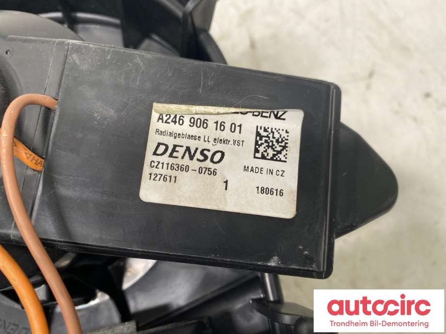 Varmeapparat motor til Mercedes B-Klasse, electric drive 2014-2018 (W242) (W242) (DENSO|A 246 906 16 01|)