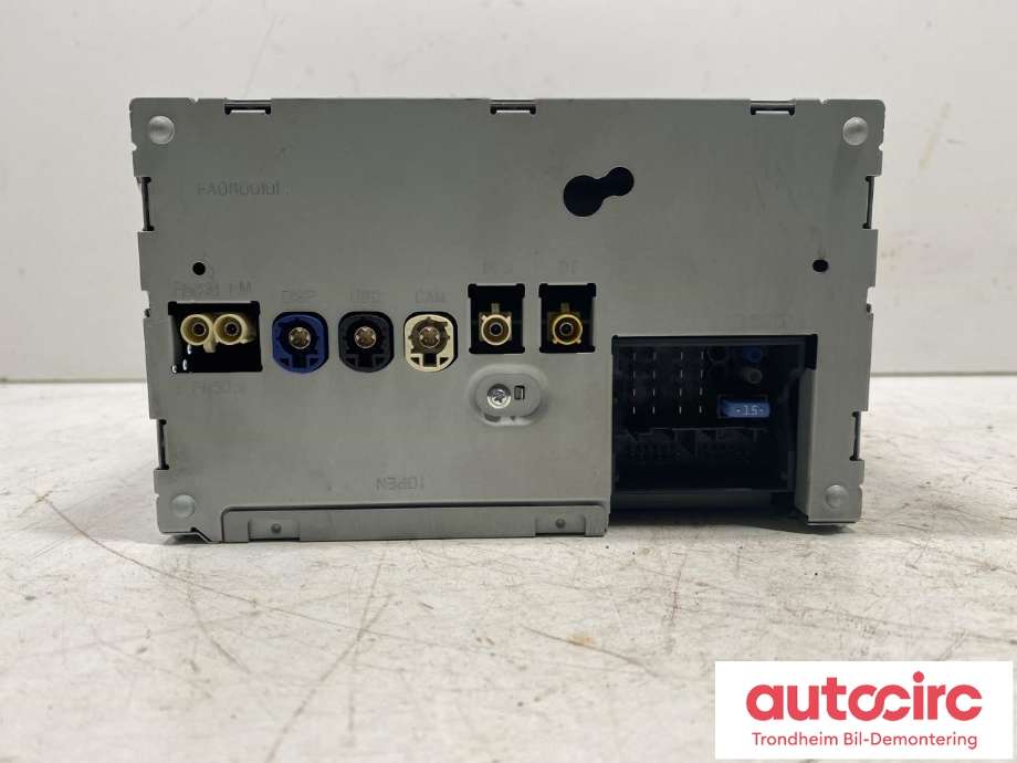 Bilstereo betjeningspanel til Mercedes B-Klasse, electric drive 2014-2018 (W242) (W242) (PANASONIC AUTOMOTIVE|A 246 900 27 18|A 246 900 74 18|A 246 900 78 18)