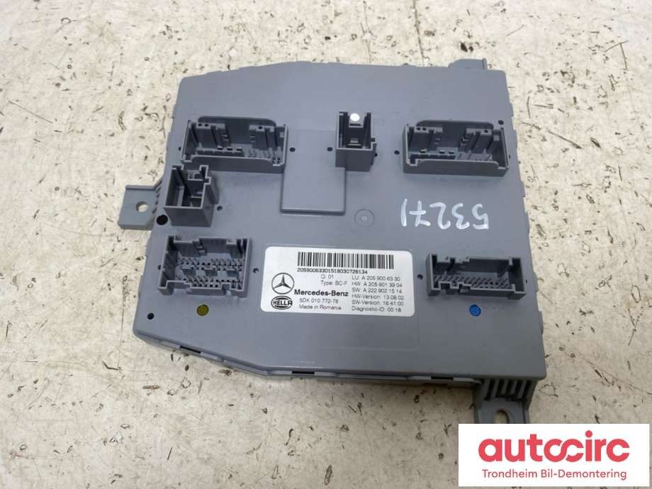 Styreenhet (SAM - Signal Acquisition Module) til Mercedes GLC, 2015-2022 (X253) (X253) (..|A2059006921)