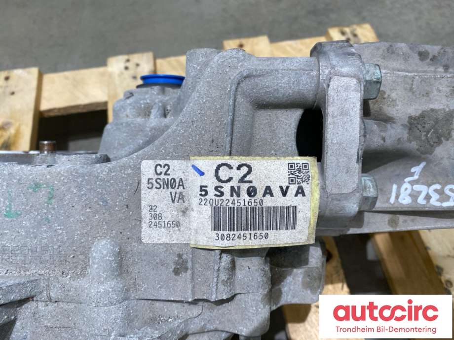 Girkasse elbil til Nissan Leaf 2018-->> (Type II)  (320105SN0A|320B05SN0A|)