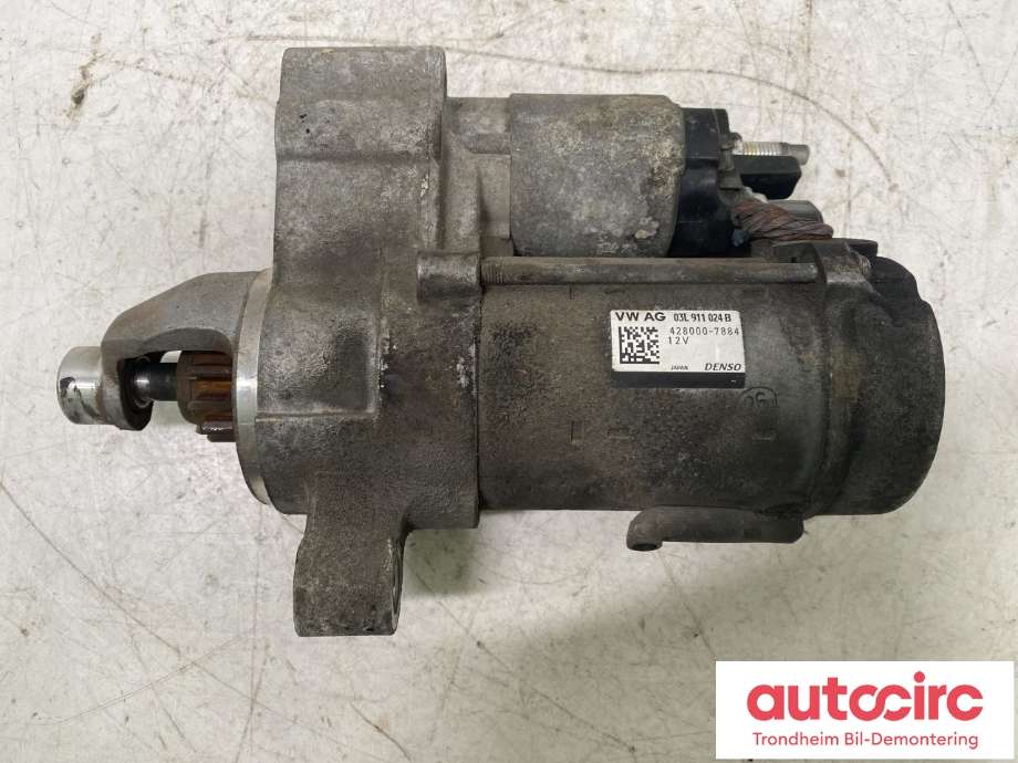 Starter diesel til Audi A6, 2011-2014 (Type IV, Fase 1) (C7) (C7) (DENSO|03L 911 021 E)