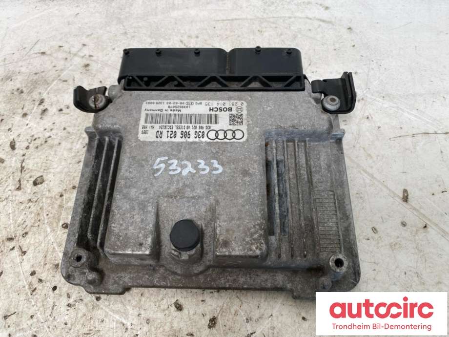 Styreenhet motor til Audi A3, 2003-2008 (Type II, Fase 1)  (BOSCH|03G997058SX|03G906021RD)