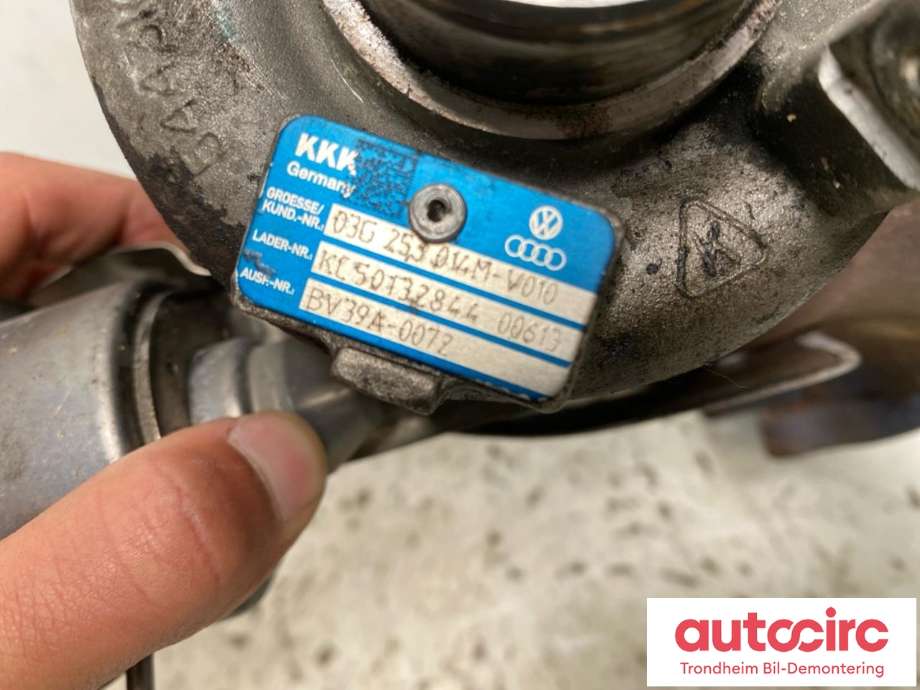 Turbo til Audi A3 2003-2008 (Type II, Fase 1)  (KKK|03G253014M|)
