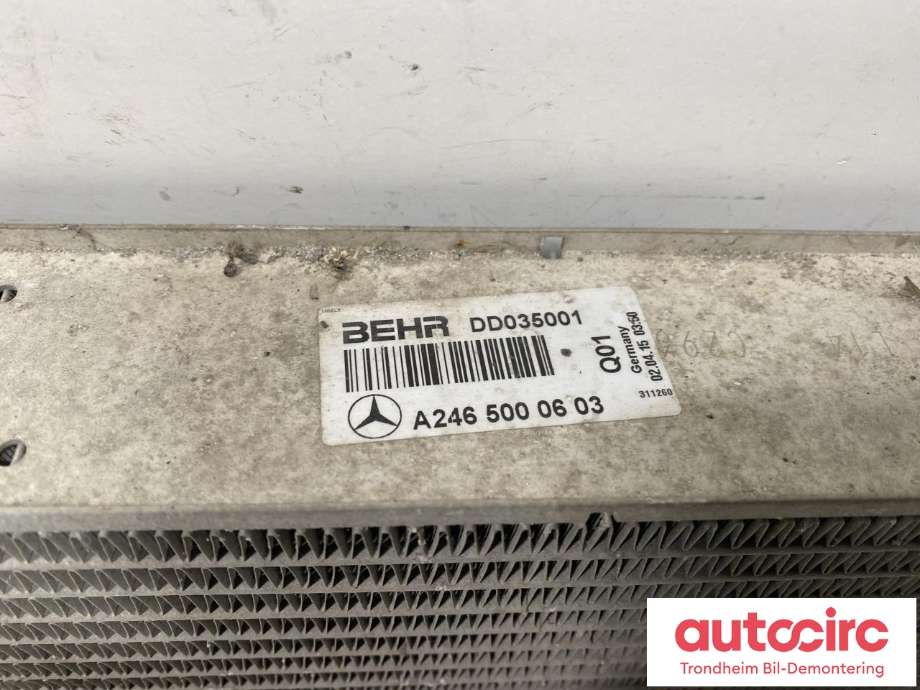 Radiator inverter til Mercedes B-Klasse, electric drive 2014-2018 (W242) (W242) (...|A 246 500 06 03|)