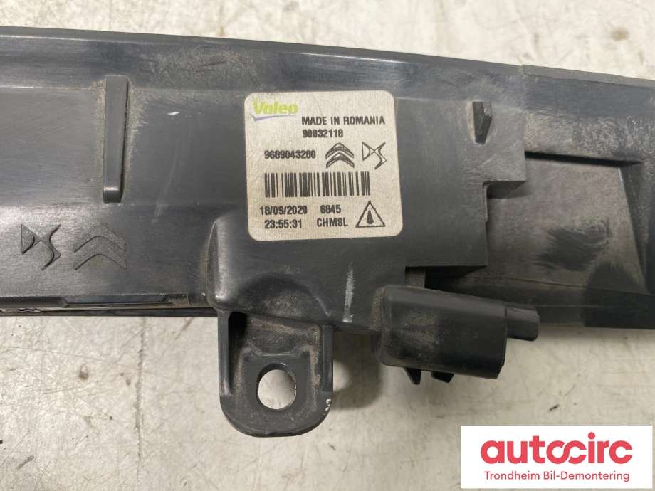 Baklykt bremselys bakrute til Opel Corsa-e 2019-->>  (VALEO|9689043280|9811325880|)