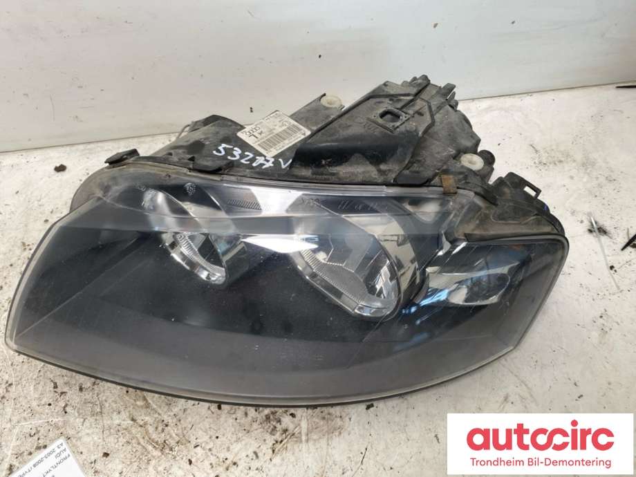 Frontlykt venstre halogen til Audi A3 2003-2008 (Type II, Fase 1) (AL|8P0941003K|0301206201|)