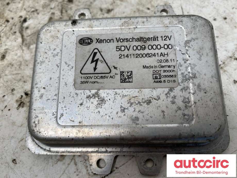 Styreenhet xenon/ballast til Škoda Superb 2008-2015 (Type II)  (HELLA|5DV009000-00|5M0907391|)