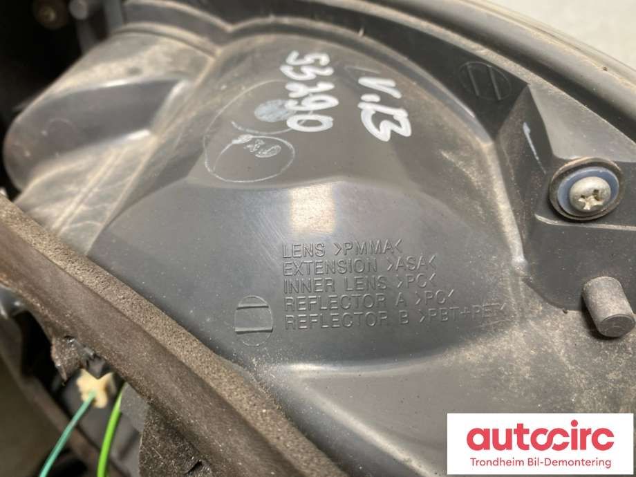 Baklykt venstre til Mazda CX-7 2007-2012  (EH62-51-160B|)