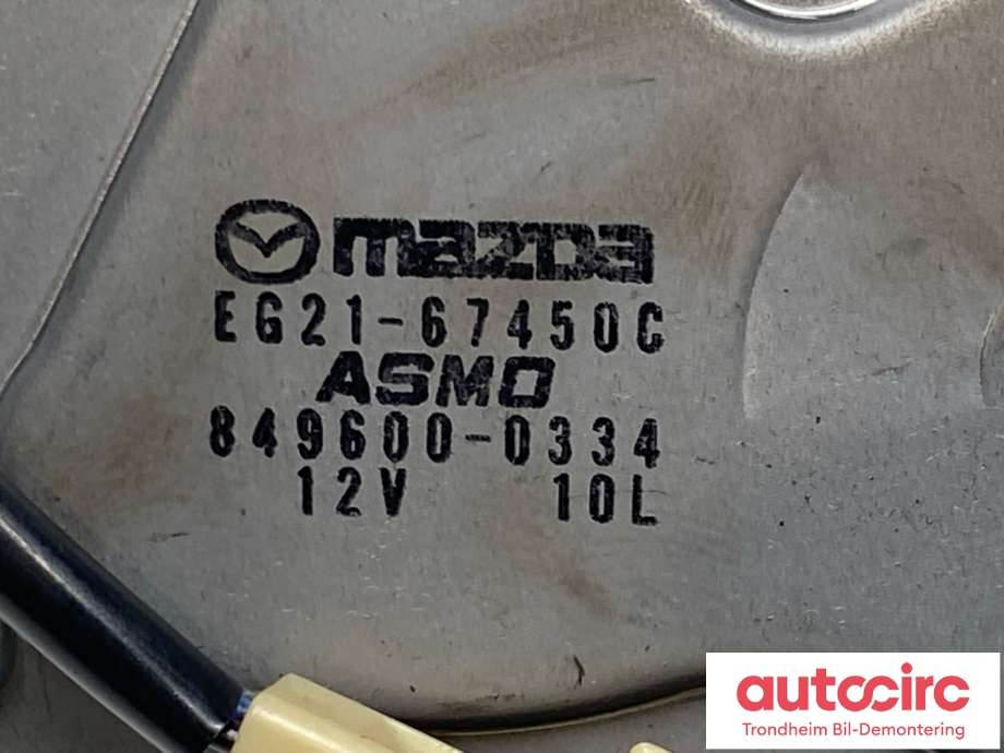 Viskermotor bakrute til Mazda CX-7 2007-2012  (EG2167450C|EG21-67450C|)