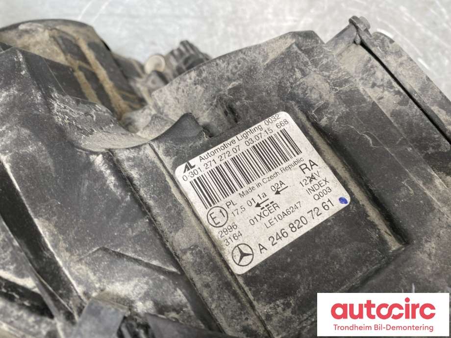Frontlykt høyre xenon til Mercedes B-Klasse, electric drive 2014-2018 (W242) (W242) (A2468200239|130702375507|)